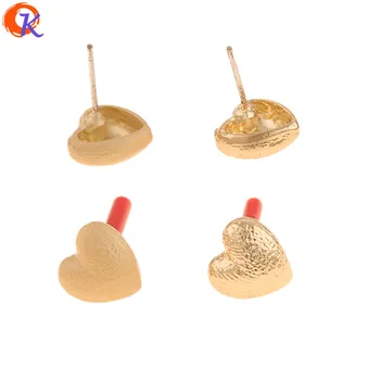 

Cordial Design 100Pcs 10*10MM Jewelry Accessories/Hand Made/Earring Findings/Heart Shape/DIY Parts/Jewelry Making/Earrings Stud