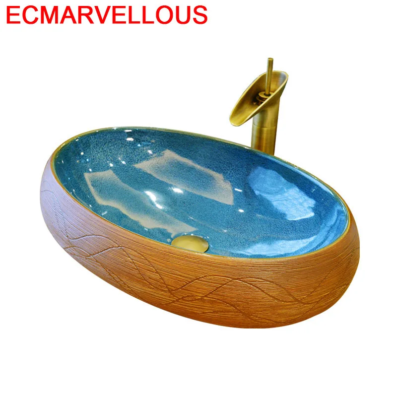 

Evier Vessel Salle De Bain Wasbak Umywalka Banyo Lavabo Sobre Encimera Cuba Para Wastafel Basin Pia Banheiro Bathroom Sink
