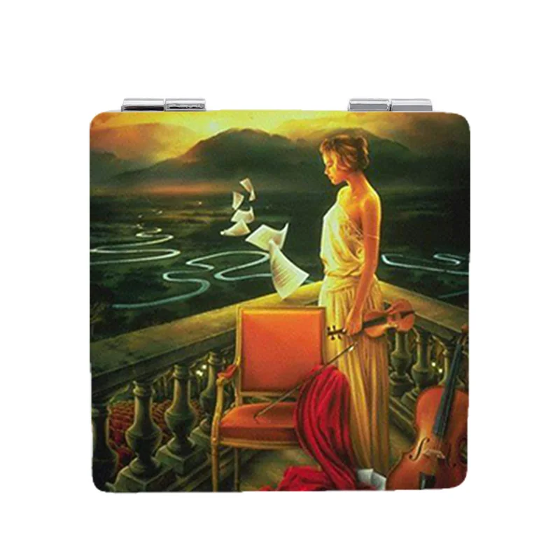 

Youhaken The Birth of the World Classic Painting Venus pocket mirror Painter ART masterpiece Square Hand Mirror WD39