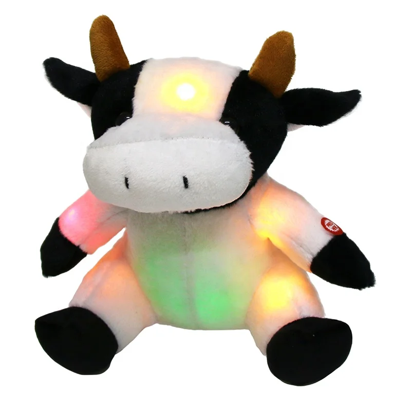 Дропшиппинг светодиодный свет набивные животные Мика игрушечная корова плюшевый светодиодный корова Игрушка