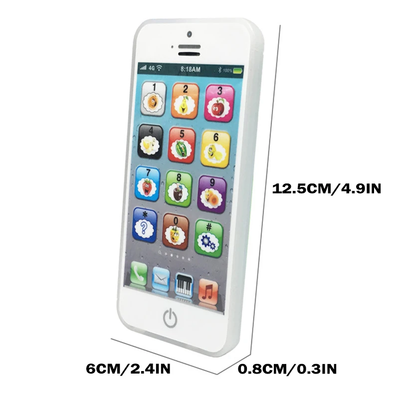 Baby Cellphone Puzzle Learning Mobile Phone For Kids Early Educational MusicToy Electric Luminous toys 5