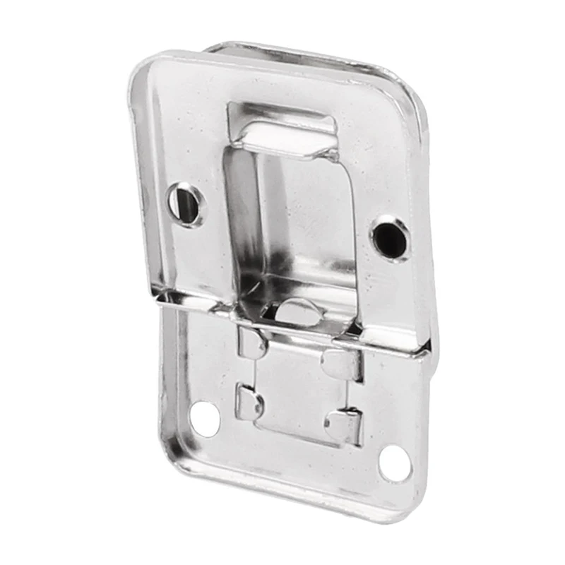 

Hot New Tool Box Chest Suitcase 40mm Long Metal Clasp Latch Silver Tone 5pcs