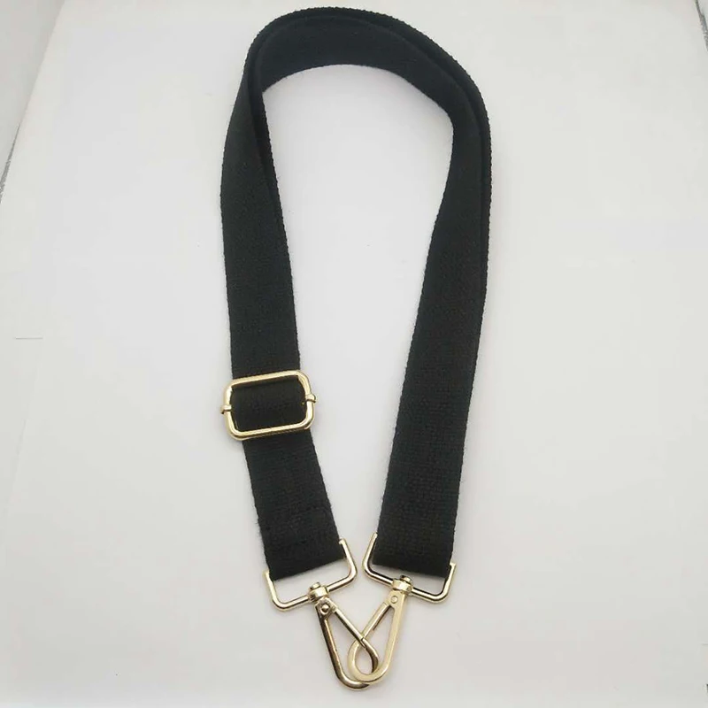 black color 3 шт. 140 см Однотонная одежда ручка с ремешком на плечо для сумка с узорами сумки аксессуары - Цвет: black color