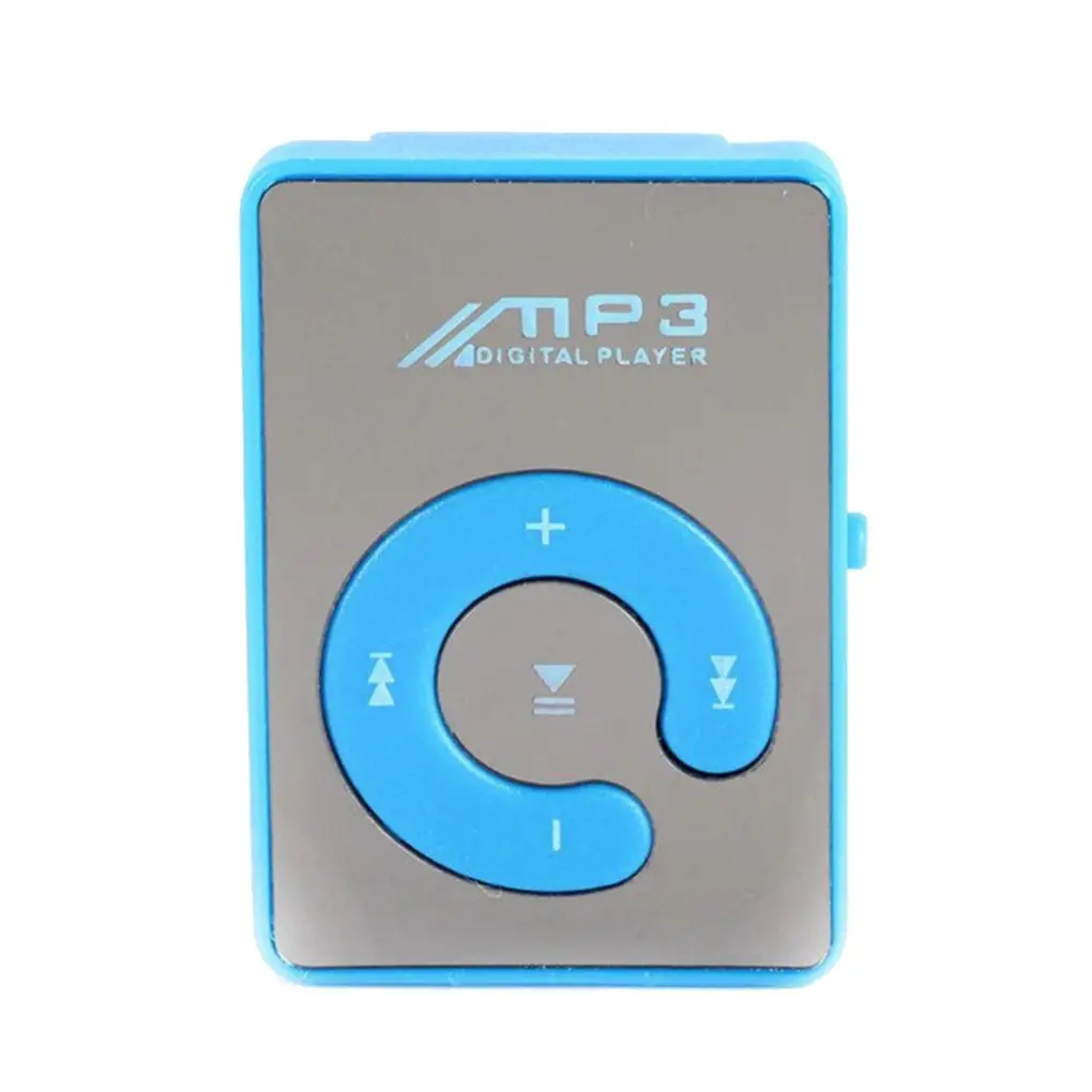 1/2/3/5 Mirror Surface Mini MP3 Player Hiking Traveling Portable Music