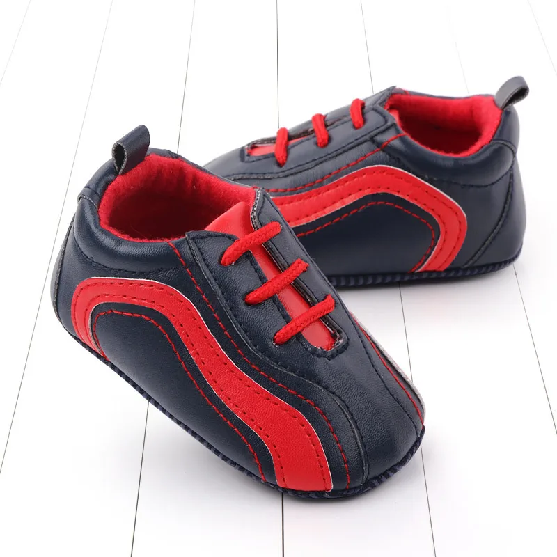 Детская обувь; От 0 до 1 года прогулочная обувь для новорожденных; обувь из искусственной кожи на мягкой нескользящей подошве; простая обувь с леопардовым принтом; модные кроссовки для малыша