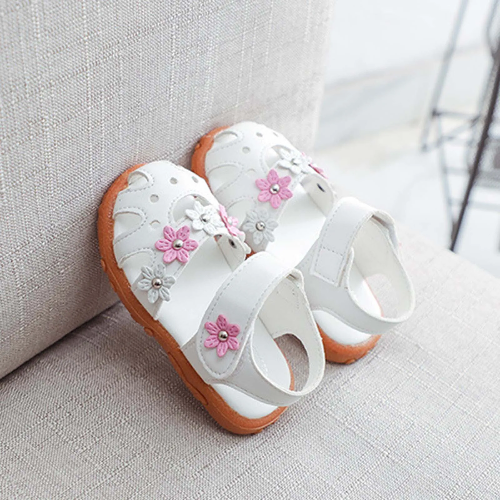 child shoes girl Kid Shoes Baby Girl Sandals 0-8T Infant Toddler Baby Kids Girls Flower Single Princess Party Shoes Sandals sandales Сандалии extra wide fit children's shoes Children's Shoes