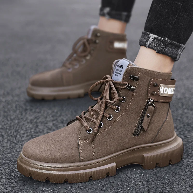 Ботинки Martin зимние водонепроницаемые мужские ботинки плюшевые супер теплые