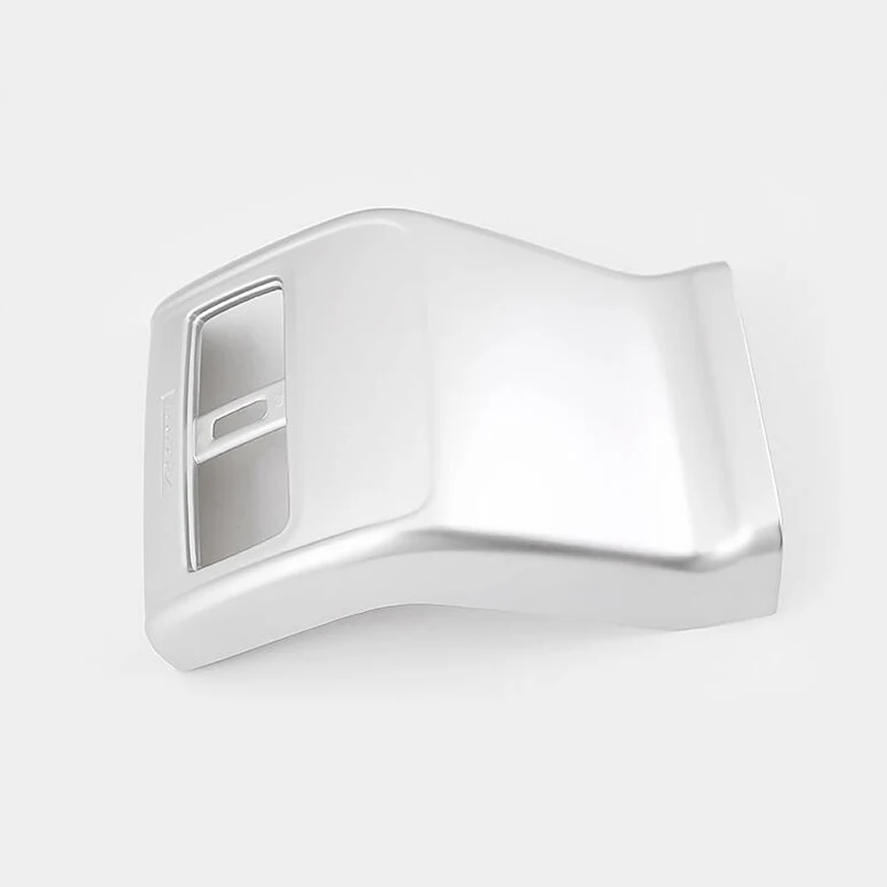 Carbon Fiber Color or chrome ABS grain Air Vent Outlet Cover Bezel Frame Fit For Honda Accord - Название цвета: Серебристый