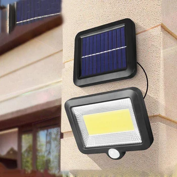 

Super Bright Front Door Security Driveway Outdoor Garden Yard Solar Light Wall 100 LEDs Garage Fence PIR Motion Sensor