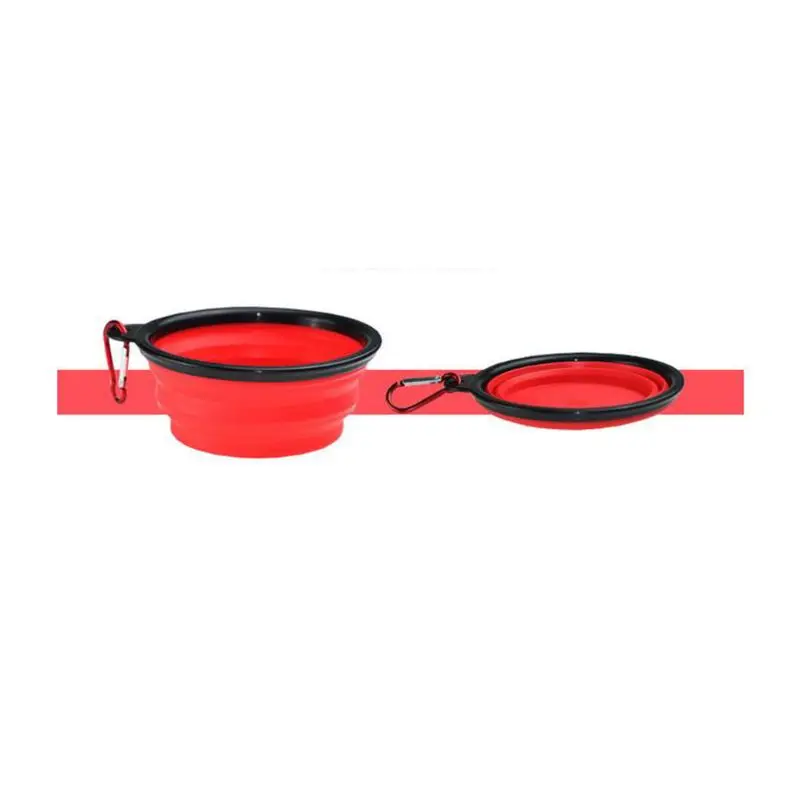 4-Pack 4-Pack силиконовые складные миски для собак, BPA бесплатно и можно мыть в посудомоечной машине, портативные и складные миски для путешествий-с 4-color или