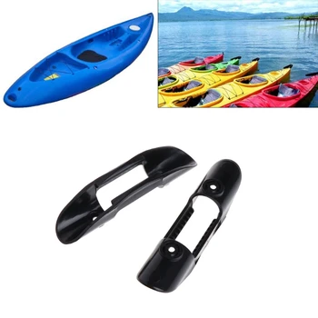 

2Pcs Black PVC Oar Paddle Holder Hook Buckles For Boat Kayak Dinghy Canoe Etc NEW