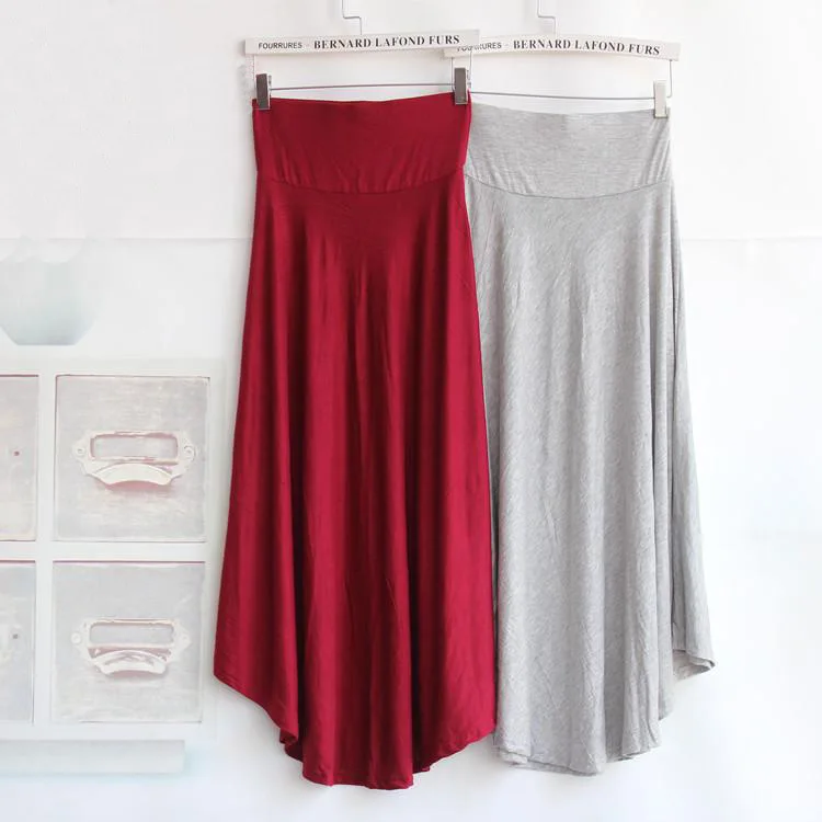 Skirt Women's New Style Modal High Waist Skirt Summer Korean-style WOMEN'S Wear Mid-length Half-length Dress