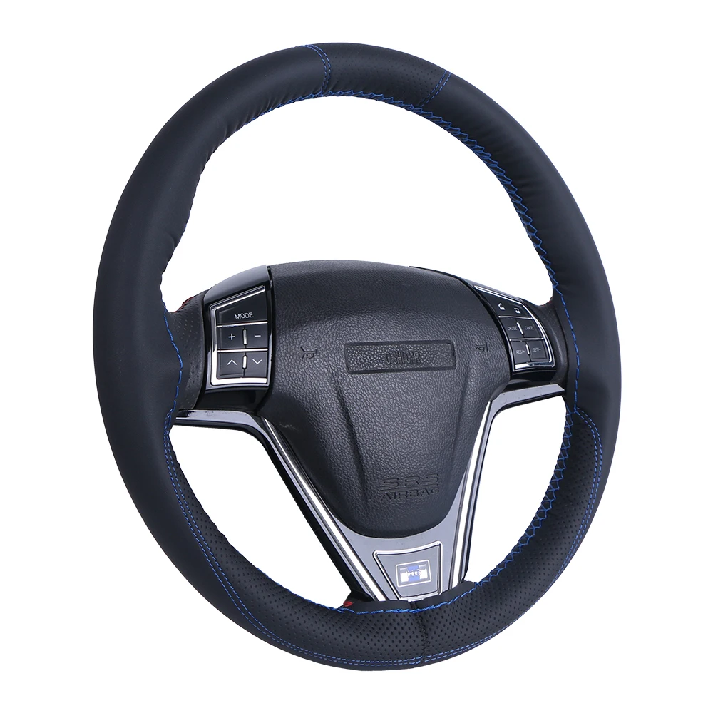 DIY Car Steering Wheel Cover Universal 38cm Braiding Cover For Steering Wheel Breathable And Non-slip Auto Case steering wheel cover