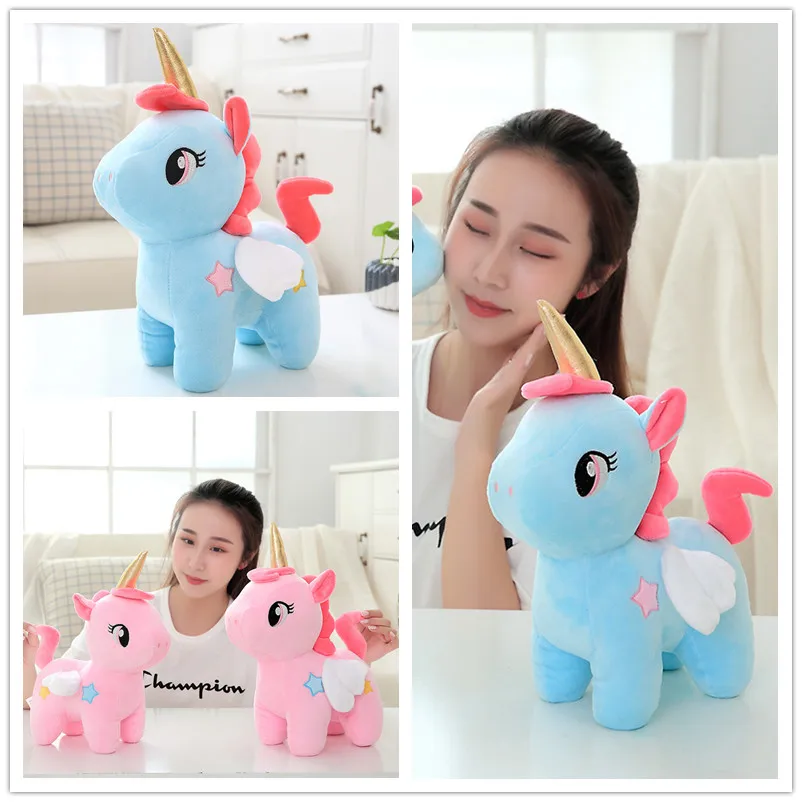 

Cute angel unicorn doll pony plush toy girl doll pillow ins doll
