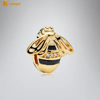 

Volayer 925 Sterling Silver Bead Bee Clip Charm fit Original fit Original Pandora Bracelets for Women Jewelry Making Gift