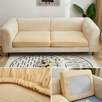 

Sofa Seat Cushion Cover Soft Cozy Stretch Sofa Furniture Protector Case Home Decor Elastic Couch Cushion Seat Cover Slipcover