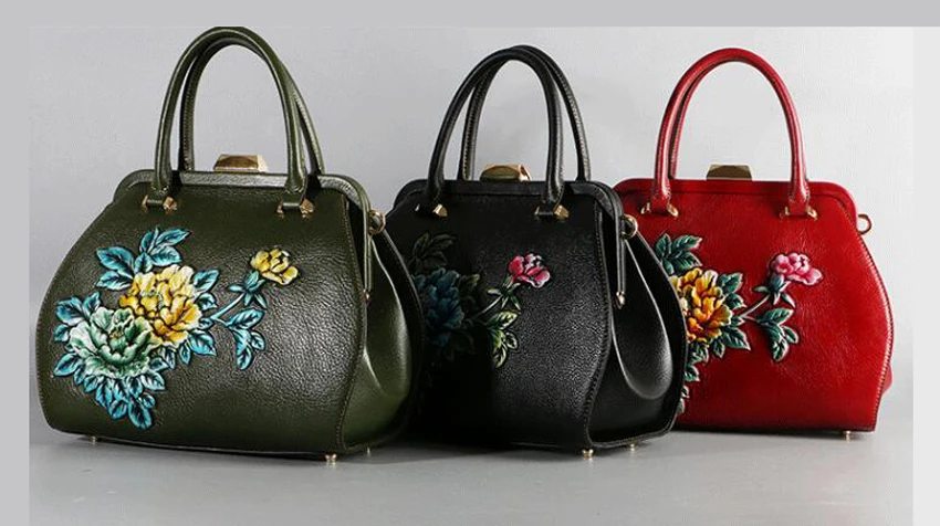 SUWERER Top quality women Genuine Leather bag luxury handbags women bags designer bags famous brand women bags tote bag
