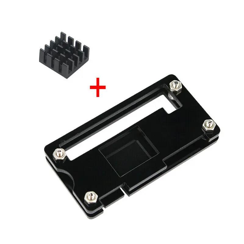 

With Heatsink Acrylic Protector Cover Case for Raspberry Pi Zero