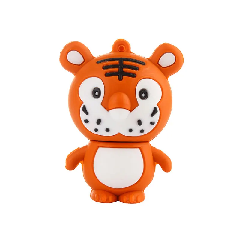 

KRY 2017 Lovely mini Tiger USB 2.0 Flash Drive Pen drive Memory stick Animal cartoon 4GB 8GB 16GB 32GB 64GB U disk USB 2.0 16G