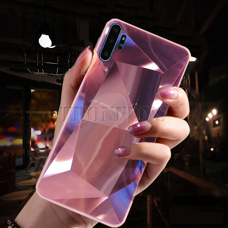 3D зеркальный Алмазный чехол для huawei P20 P30 Lite P Smart Plus Y5 Y6 Pro Y7 Prime Honor 10i 10 Lite 8A 8X8 S 7C Блестящая крышка