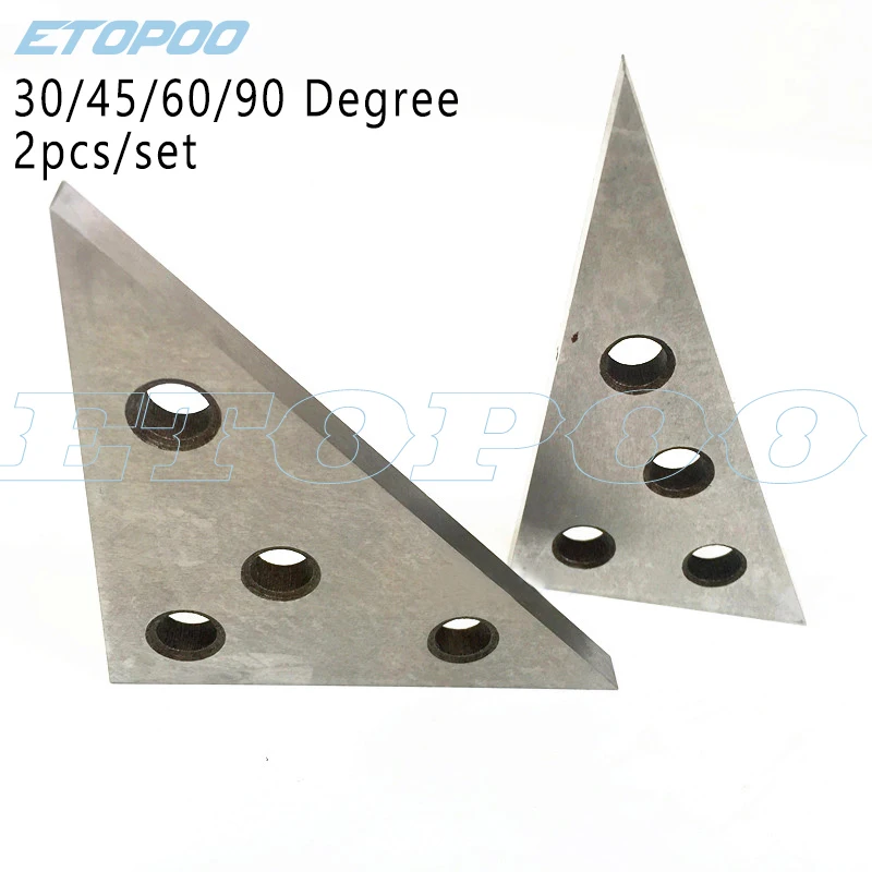 Hoek Blokken Set 2 Stks 45/45/90 & 30/60/90 Graden voor Nauwkeurige