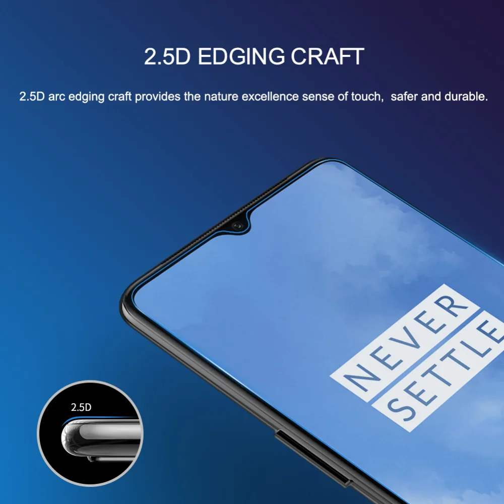 Для oneplus 7T Стекло защитный чехол Nillkin с уровнем твердости 9H Amazing H+ Pro противовзрывная Защитная пленка закаленное Стекло Экран протектор для oneplus 7/6/6 T/5 T