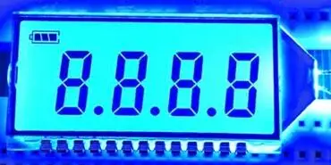 13PIN TN положительный 4-знака после запятой сегмент ЖК-дисплей Панель с электричеством символ белый/желтый и зеленый цвета/синий Подсветка 3,3 V