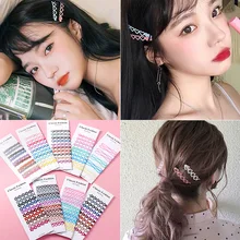 INS Online заколки для волос с боковым краем в стиле знаменитостей для взрослых и детей; цветная повязка на голову; заколки для маленьких девочек; аксессуары для волос для маленьких принцесс; Wom