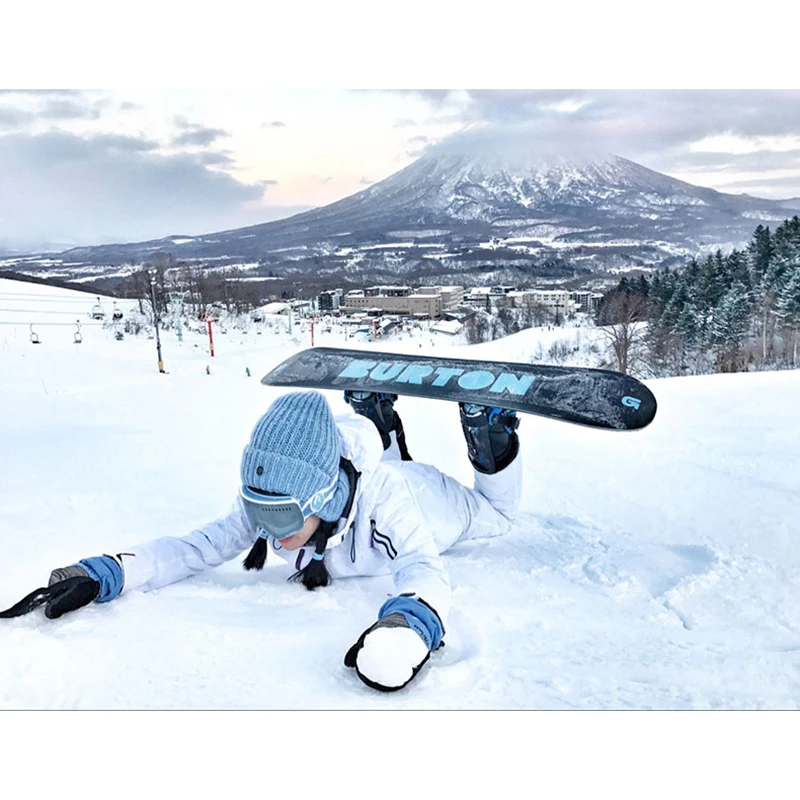 Inverno terno de esqui dos homens e das mulheres de alta qualidade jaqueta de esqui+ caldas neve quente A prova dветрозащитный