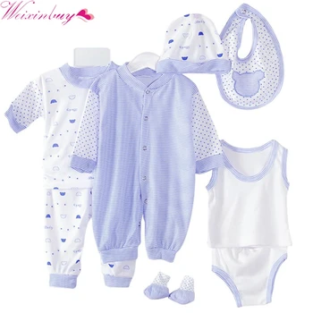 

8PCS Newborn Baby Clothing Set Tracksuit Infant Boy Clothes Children Cloth Suit New Born Toddler Girl Boy baby clothing sets