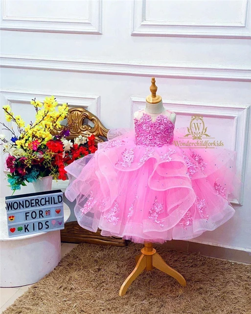 Vestido de baile Glitter menina, Vestido de princesa Tutu, Vestidos de  festa de aniversário do bebê 1 ano, Lantejoulas douradas, Vestido Flower  Girl - AliExpress