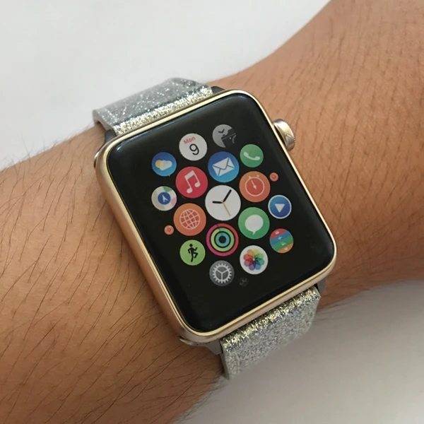 Горячая из натуральной кожи петлевой ремешок для iWatch серии 5 4 3 2 1 для Apple Watch Band 42 мм 38 мм 40 мм 44 мм серия 5