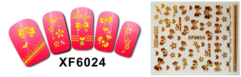 3D наклейки для ногтей золотого цвета s самоклеющиеся наклейки брендовый дизайн ногтей Наклейка Искусство Наклейка s на ногти надпись