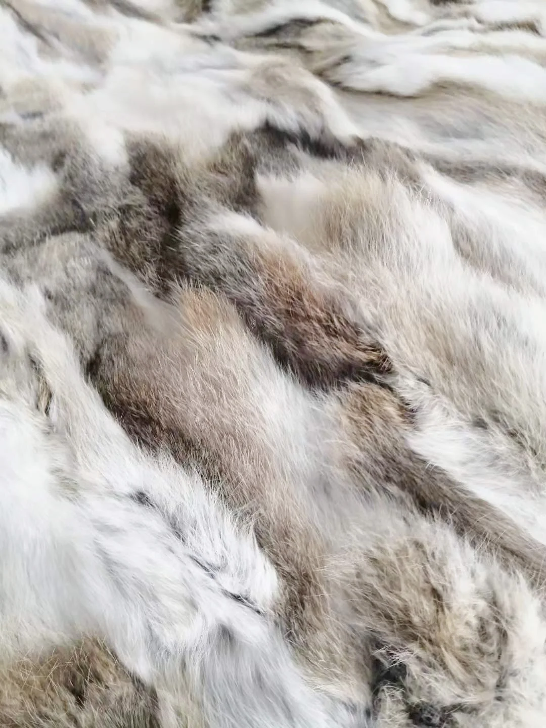 Natural Rabbit Fur Blanket Leather Soft Plate Mattress Winter Big Size