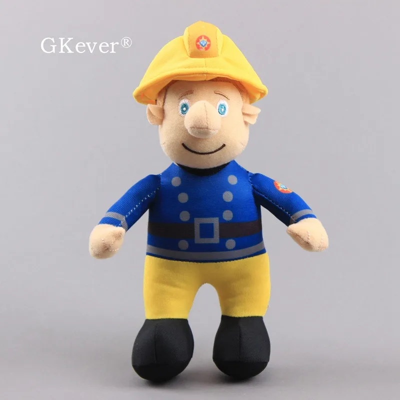 Плюшевая игрушка Fireman Sam Классная мягкая подушка пожарного огня куклы подарок для
