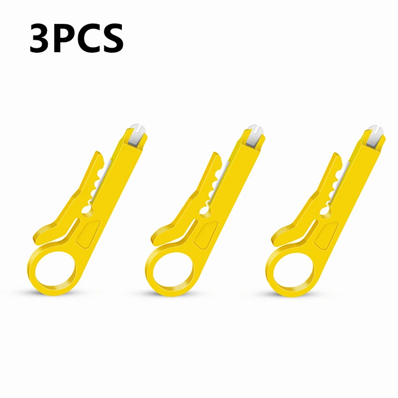 ethernet cable tracer HTOC Mini Wire Stripper Crimping Tool Is Suitable For RJ11 RJ45 Network Cable Telephone Line Computer UTP Crimper (3PCS) cable toner tracer Networking Tools