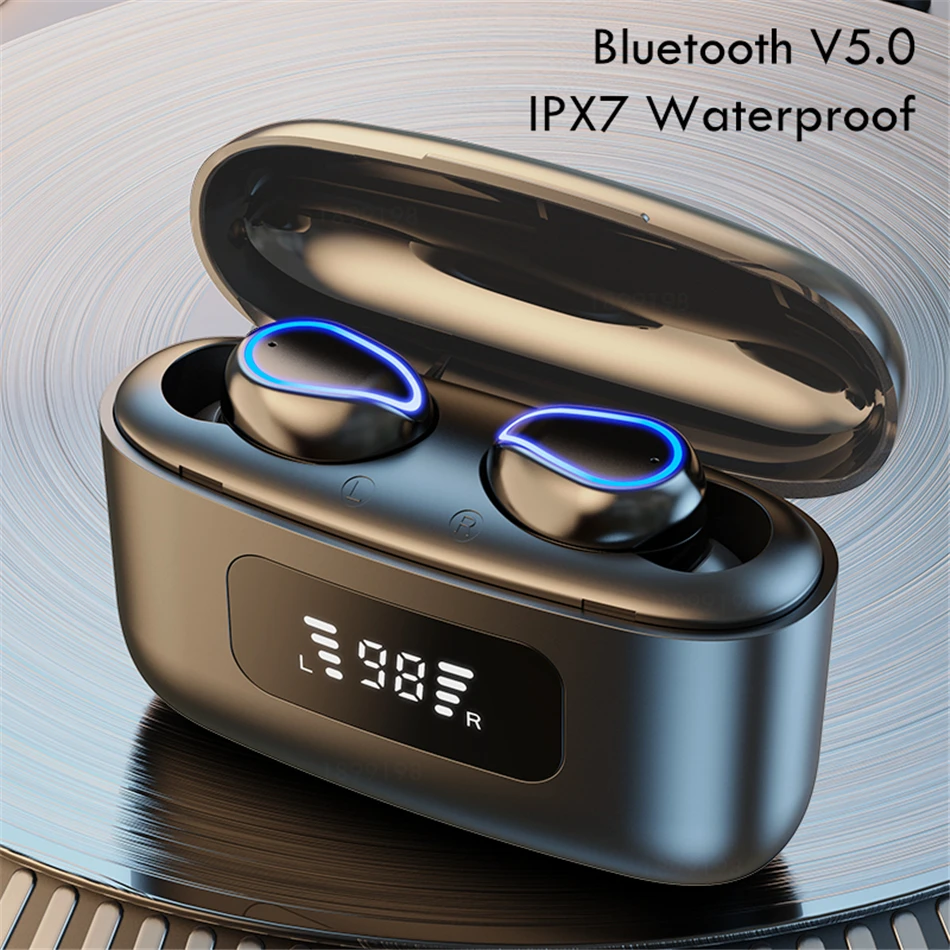 TWS WirelessEarphones с микрофоном Hifi глубокий бас стерео Bluetooth наушники водонепроницаемые