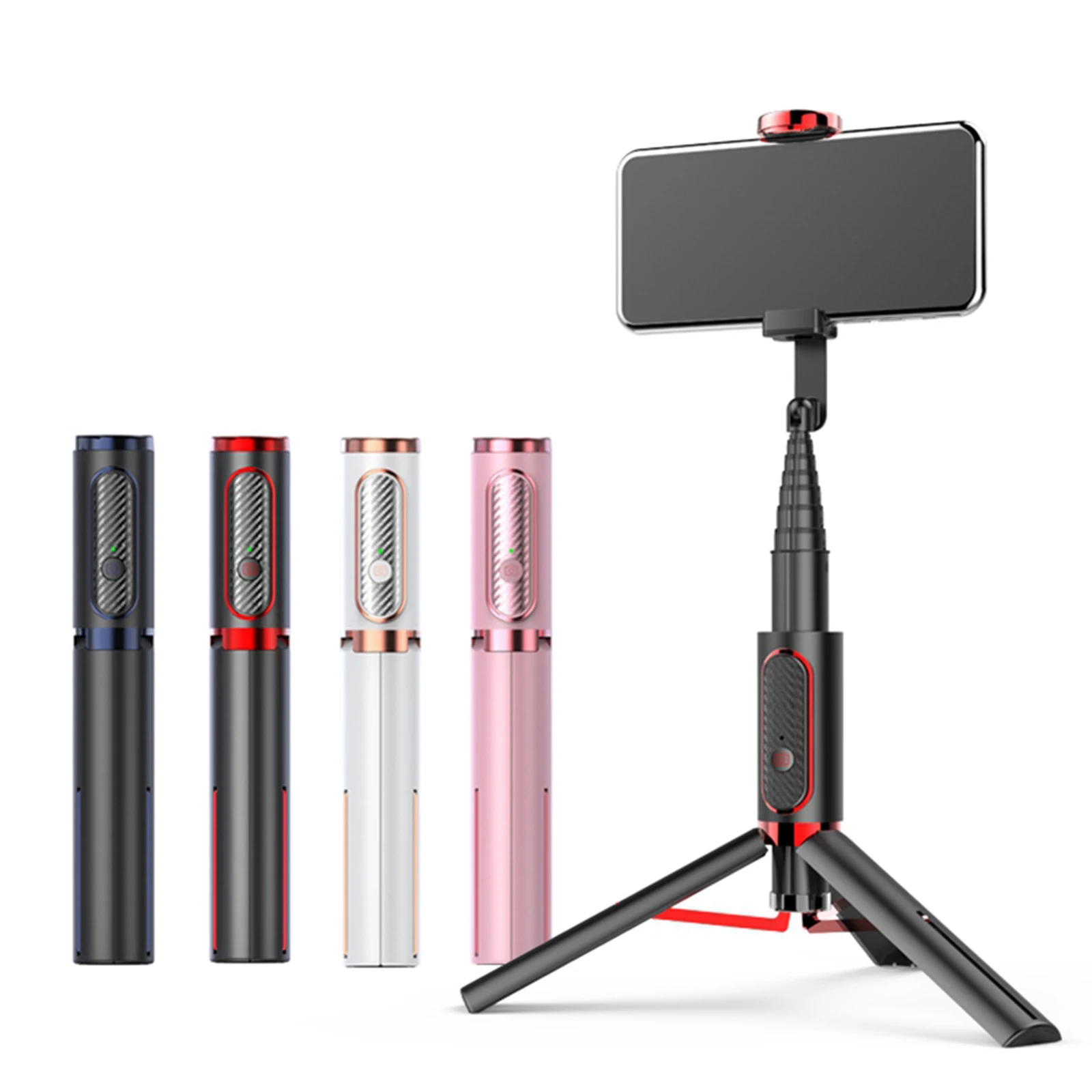 Extendable Wireless Selfie Stick Tripod 3 In 1 Phone Desktop Desk Holder Mount Wireless Remote Shutter Extendable Selfie Tripod