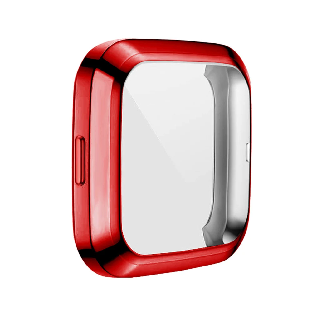 Прочный защитный чехол для часов для Fitbit Versa 2, Высококачественный ТПУ протектор для часов, Сменные аксессуары - Цвет: Red