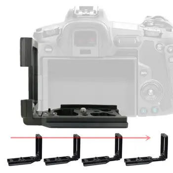 

Extendable L Type Bracket Vertical Quick Release Tripod Plate Grip Handle for Canon EOS R EOSR Camera Tripod Ball Head L-Shaped