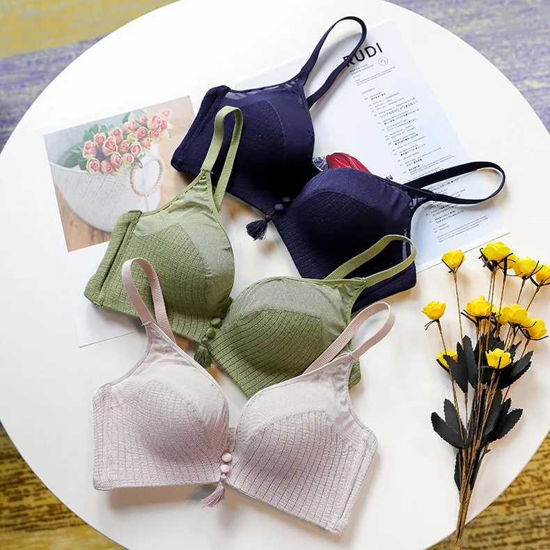 Лидер продаж, сексуальное кружевное нижнее белье, комплект бесшовных удобных женских бюстгальтеров, утолщенный дышащий бюстгальтер для девушек, пуш-ап, комплект с небольшим бюстгальтером