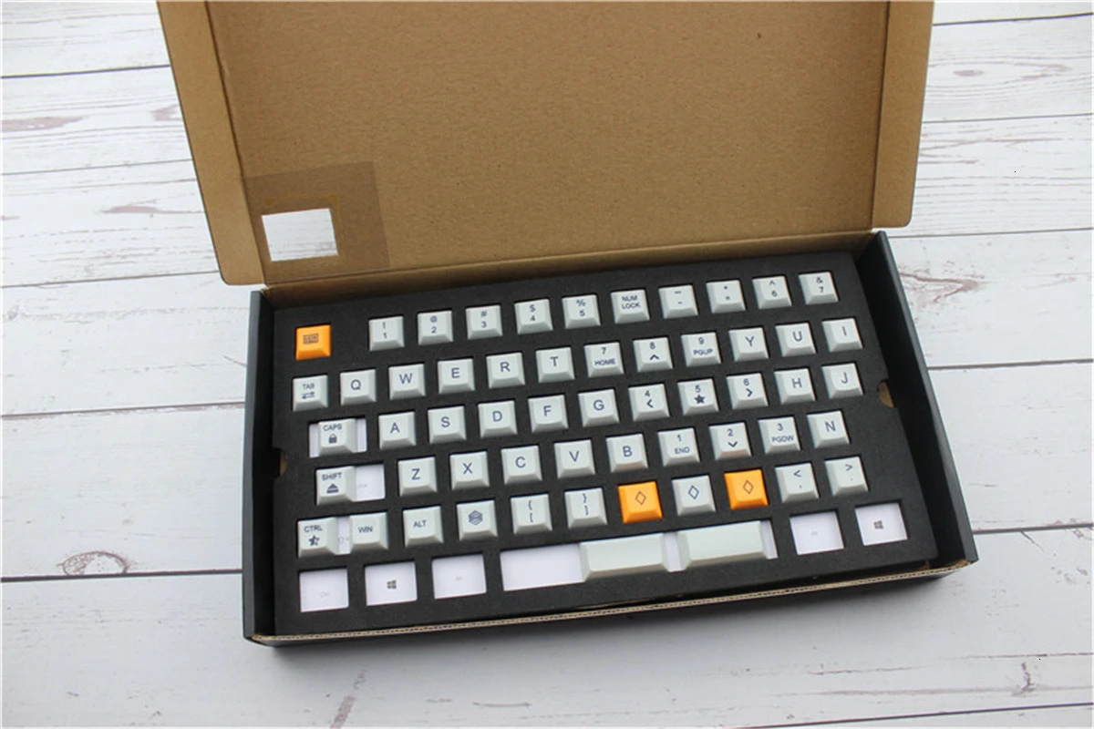 PBT из-за Sub 75-ключ алюминиевые механические мини клавиатура DSA колпачки Pc Gamer logitech игровой Мышь арт Gh60 Xd60 Tada68 Teclado