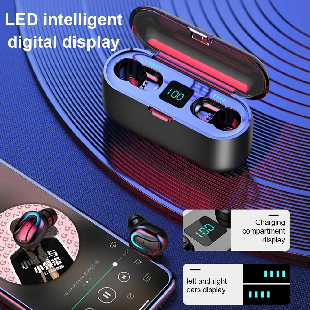 TWS гарнитура Ture беспроводные наушники HBQ Q32 Bluetooth 5 0 с микрофоном мини вкладыши
