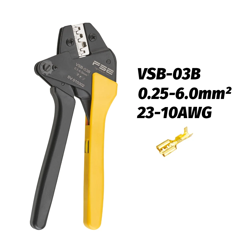 FSE VSB-03B 와이어 커터 크림 핑 도구 플라이어 케이블 도구 크림 퍼 스트리퍼 압착 커터 Alicate Plier Set Crimpatrice