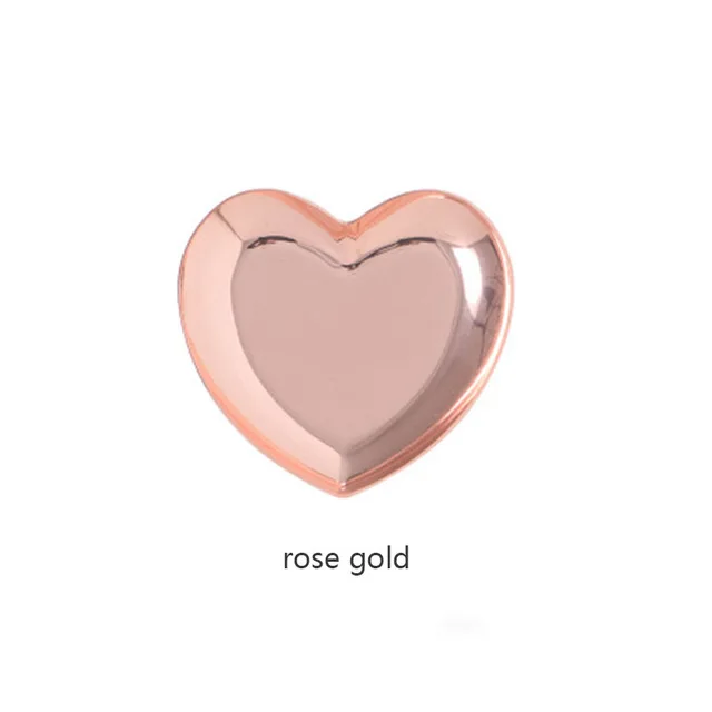 Rose gold-love Скандинавские керамические Арбузные морские звезды маленькие ювелирные изделия Блюдо серьги ожерелье кольцо для хранения тарелки фруктовый десерт дисплей миска Decoratio - Цвет: Rose gold-love
