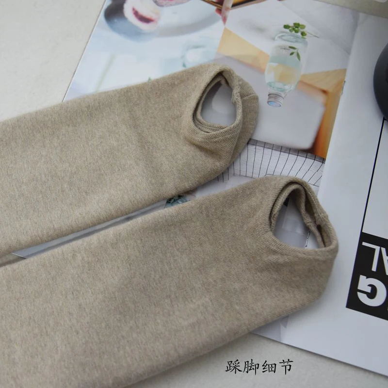 Женские плотные теплые шерстяные колготки кашемировые флисовые облегающие