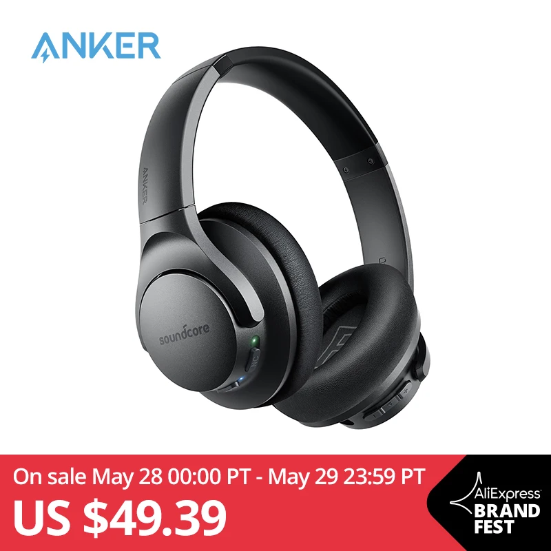 Anker Soundcore Life Q20 Hybrid Active Noise Cancelling Headphones Wireless Over Ear Bluetooth Headphones