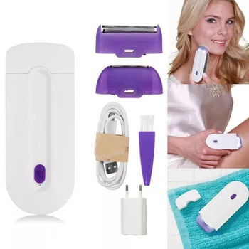 

Electric Women Epilator Rechargeable Portable Hair Removal Shaver Rotary Face Leg Depilator Hair Remover Like Laser