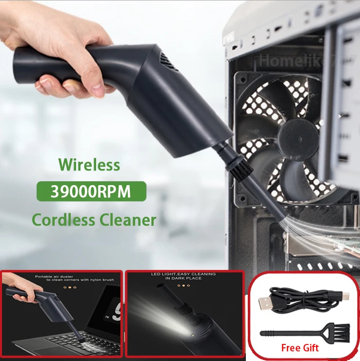 Wireless Electric Air Blower Computer Cleaning Cordless Air Dust