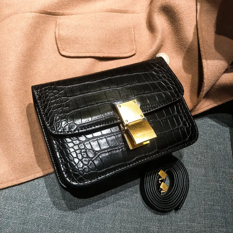 

2019 Alligator Shoulder Messenger Bags Luxury Fashion Designer Bags Famous Brand Women Bags High Quality Women Leather Handbags